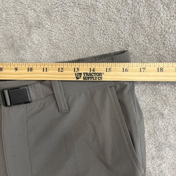 NEW LANDS' END Cargo Men's 32 Outrigger Hiking Outdoor Pants Gray Raw hem - Picture 3 of 10